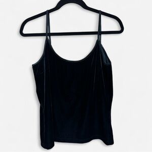 Vintage Black Velvet Express Tricot Tank Top